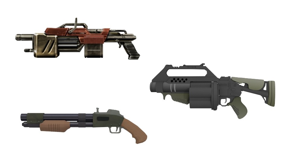 Textured Gun pack preview image 1